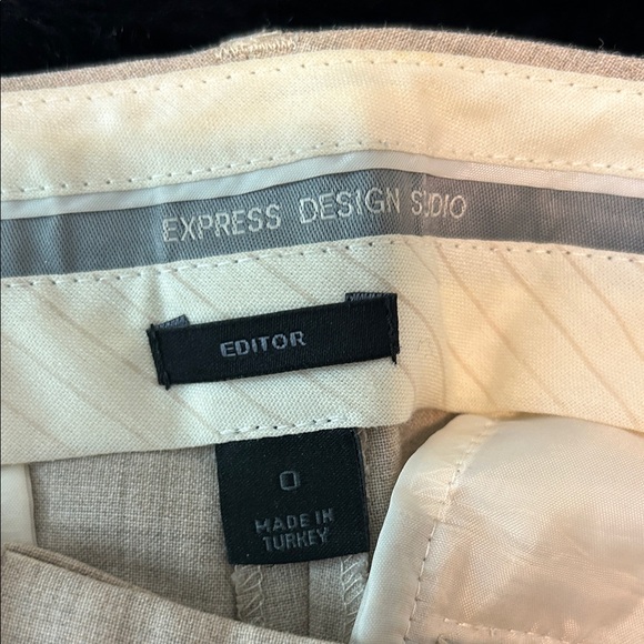 Express women’s Editor Tan Dress Pants - Picture 2 of 11